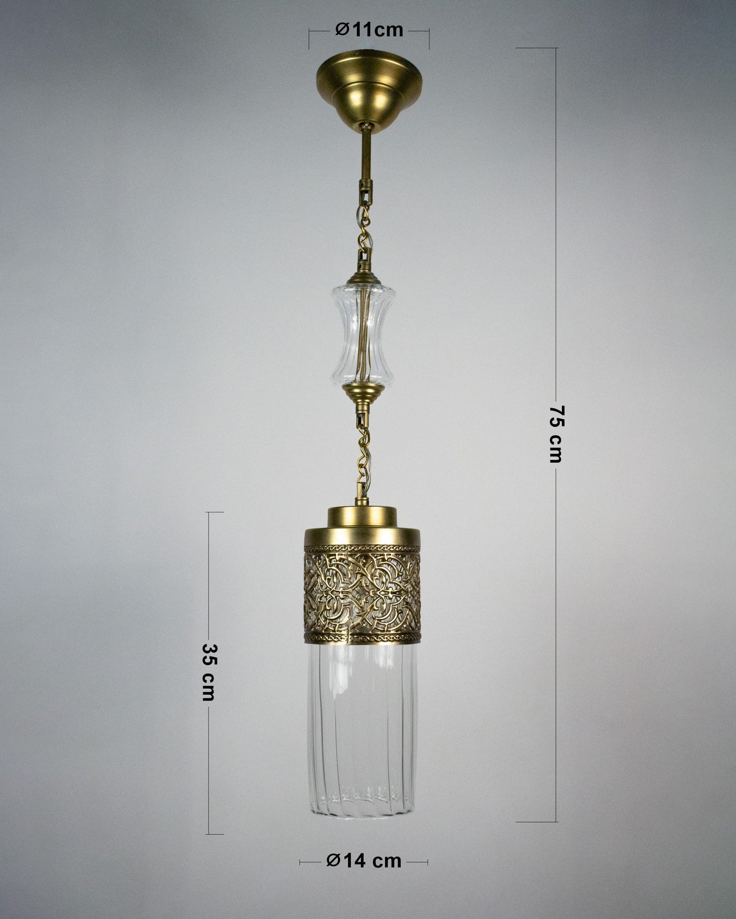 Arabesque radiance pendant 30cm