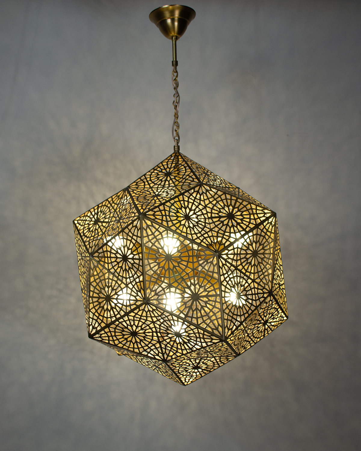 Arket hexagonal pendant