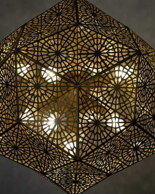 Arket hexagonal pendant