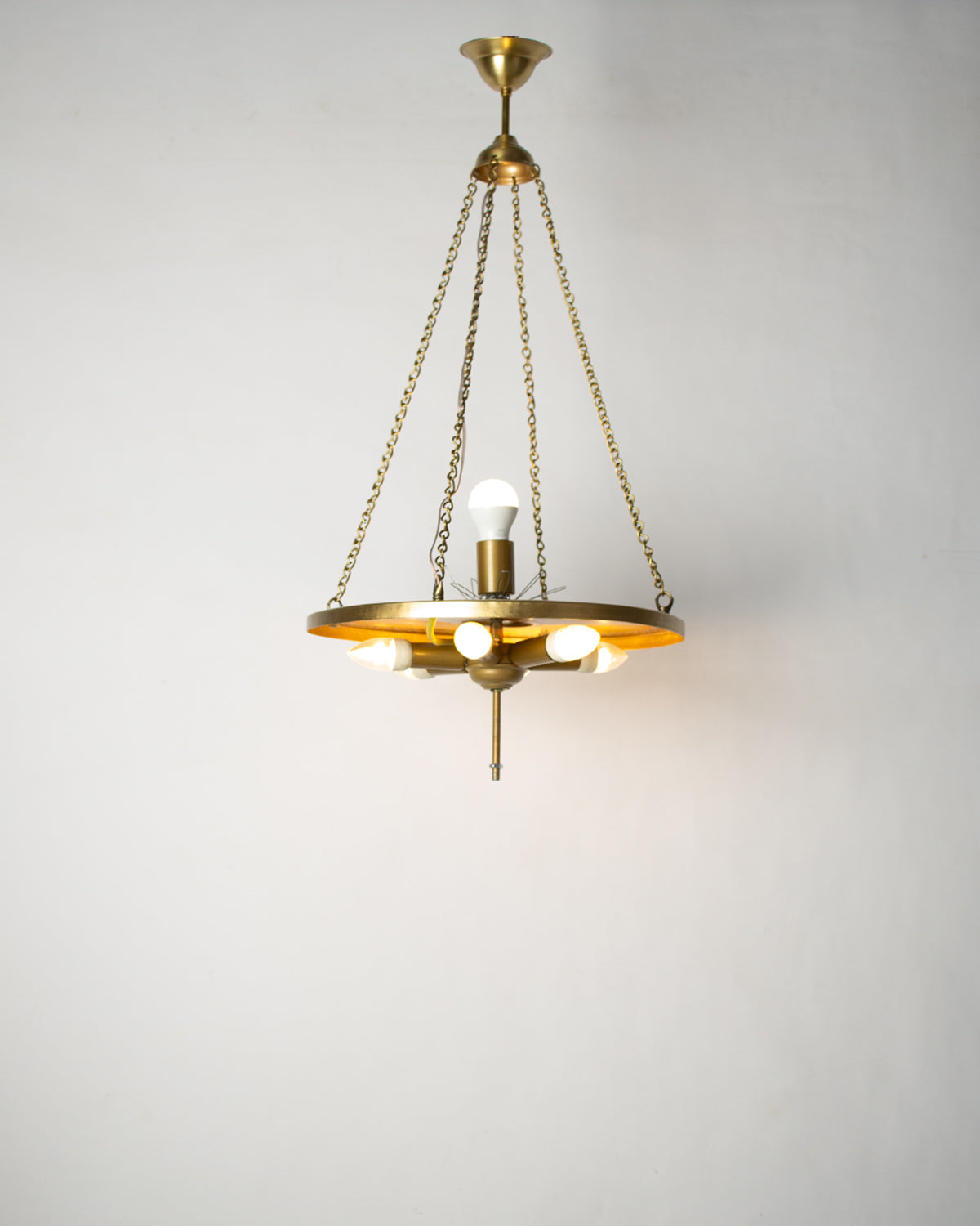 Repoussé Ornamental Disc with glass - 40cm