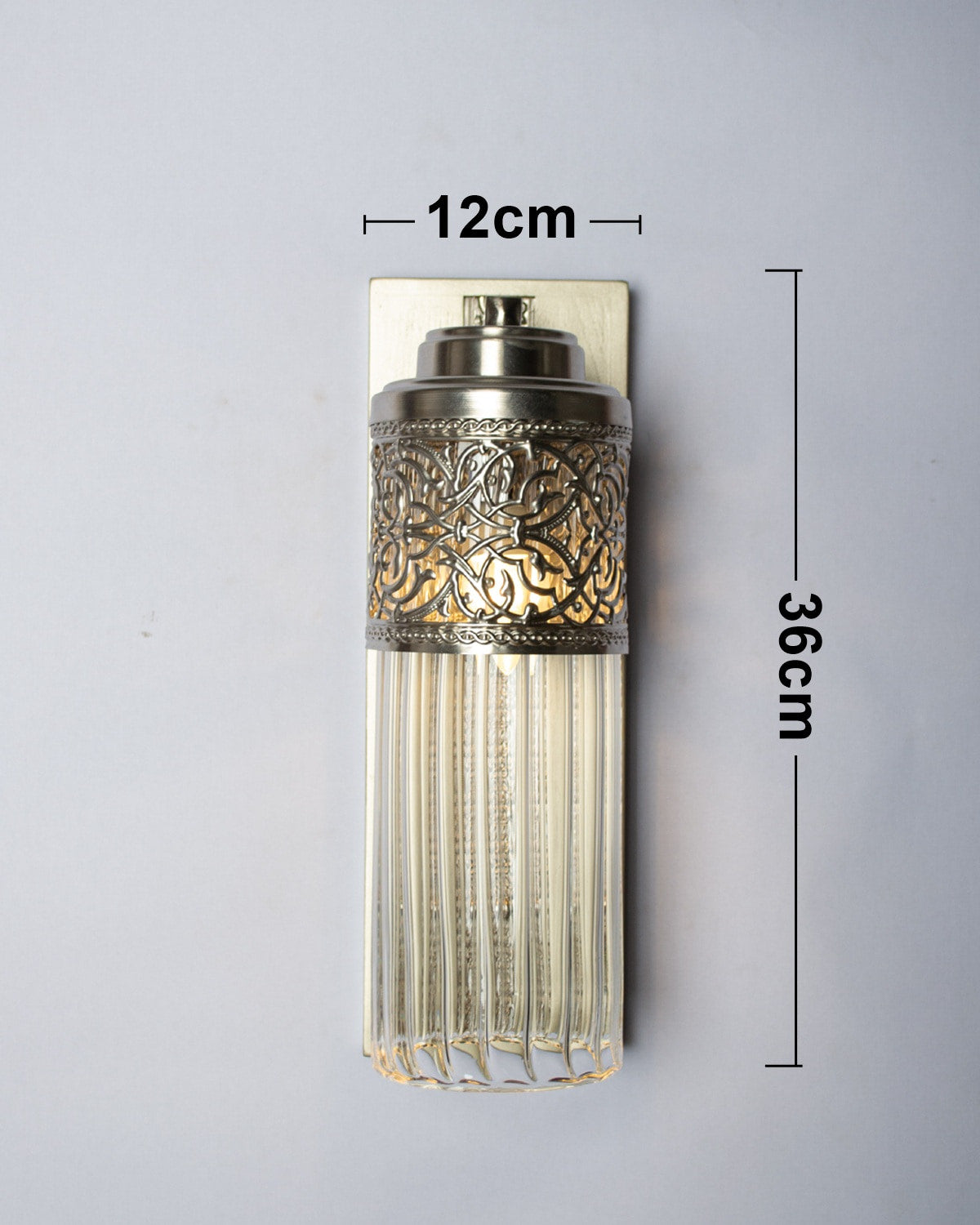 Arabesque Radiance wall light 30cm with wood base