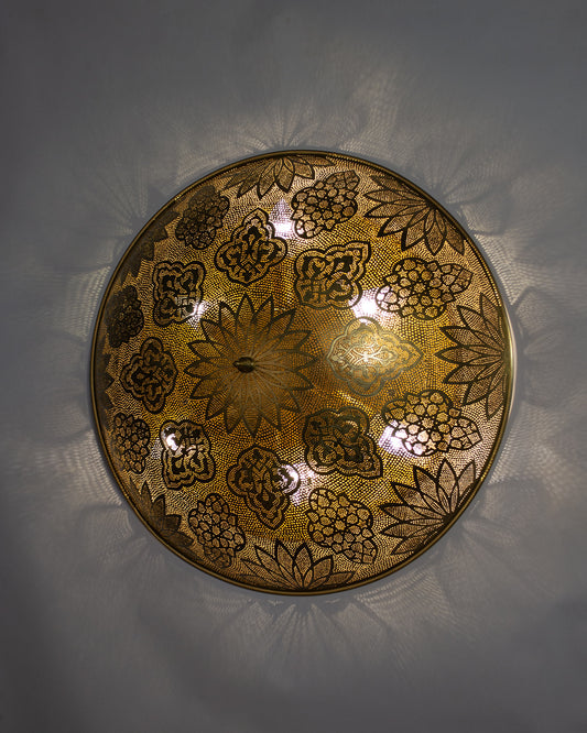 Naqsh round flush mount 55cm