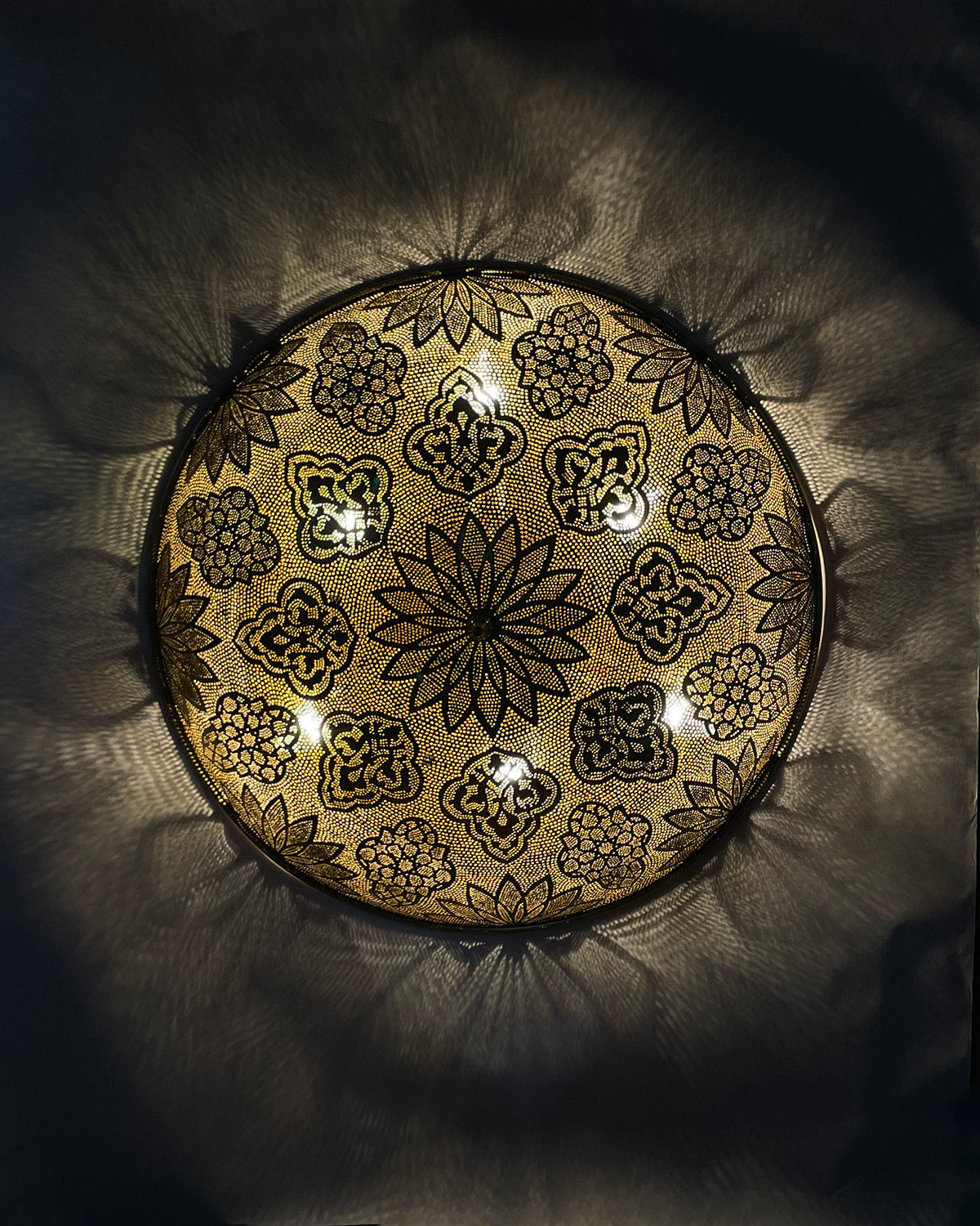 Naqsh round flush mount 55cm