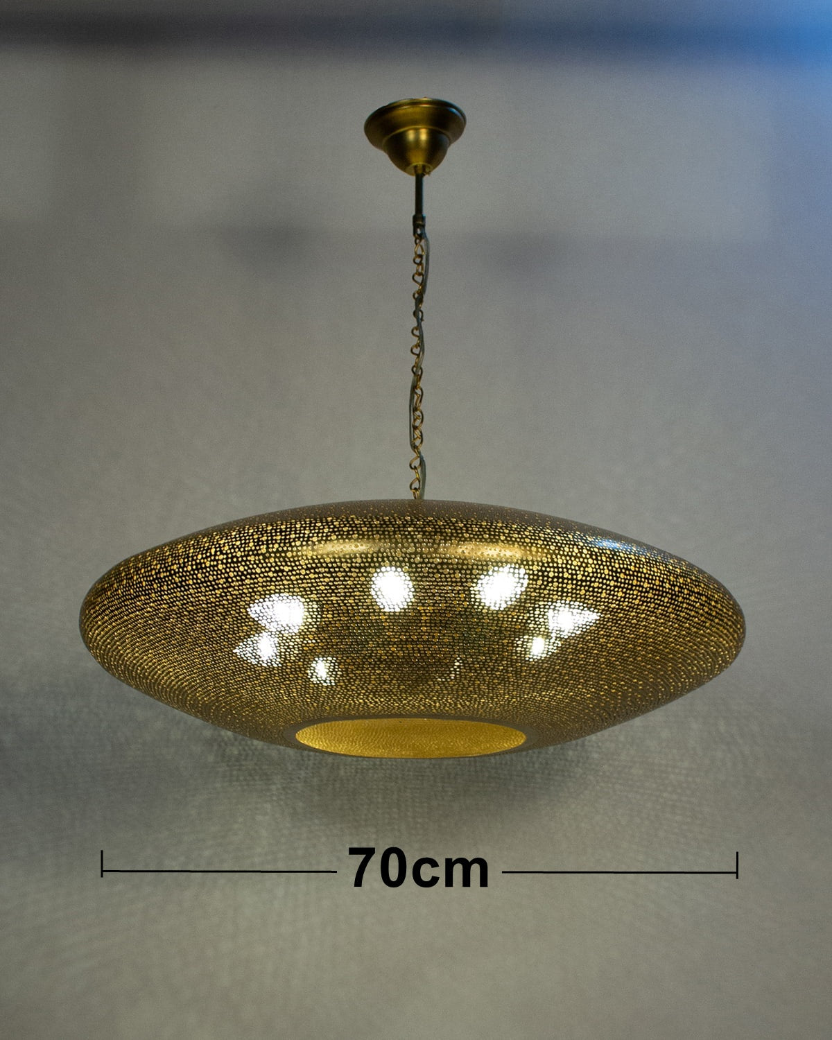 Naqsh modern 70cm disc pendant