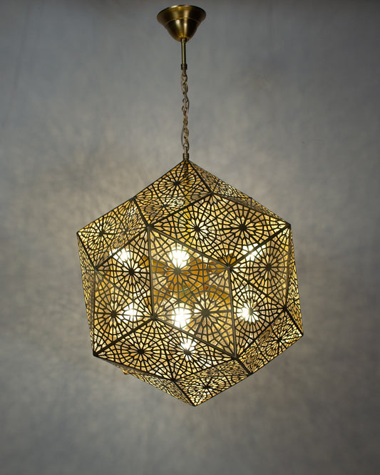 Arket hexagonal pendant