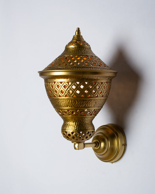 Martelé outdoor wall light