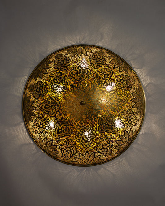 Naqsh round flush mount 55cm